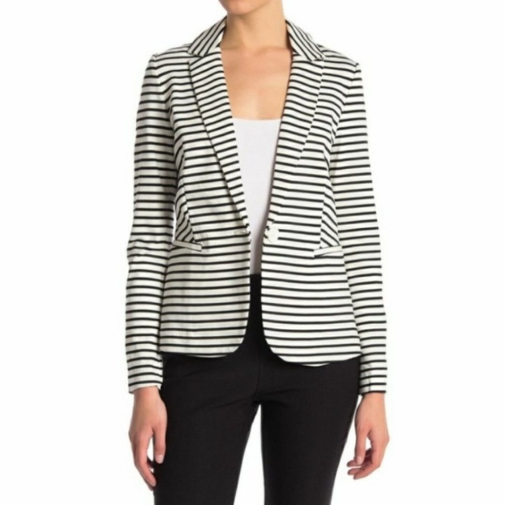 NWT Philosophy  stripe knit blazer jacket M